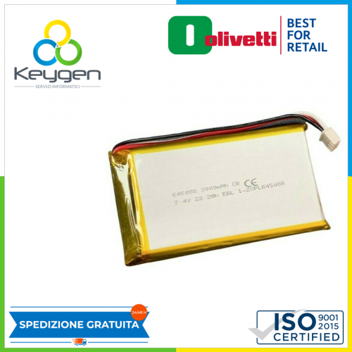 Batteria per Registratore di Cassa Telematico Olivetti Form 100 - Cash Register